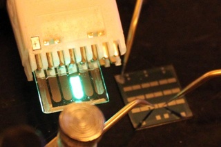 Thin-film transistor developed at UCLA.
